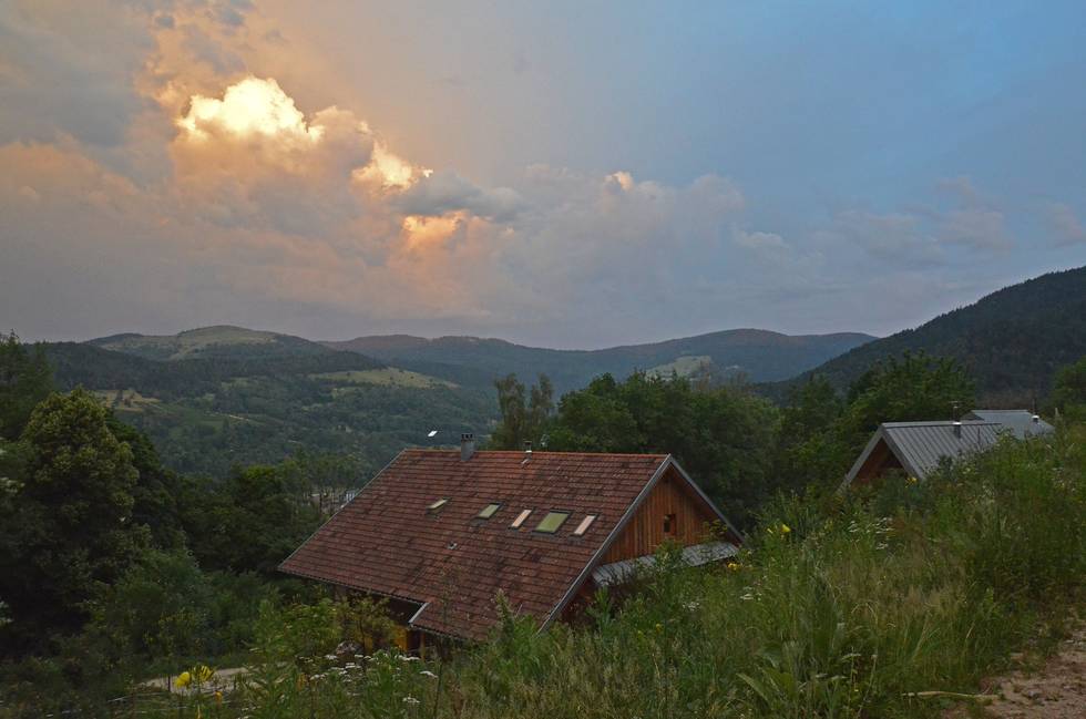 Soirée d’été sur la vallée